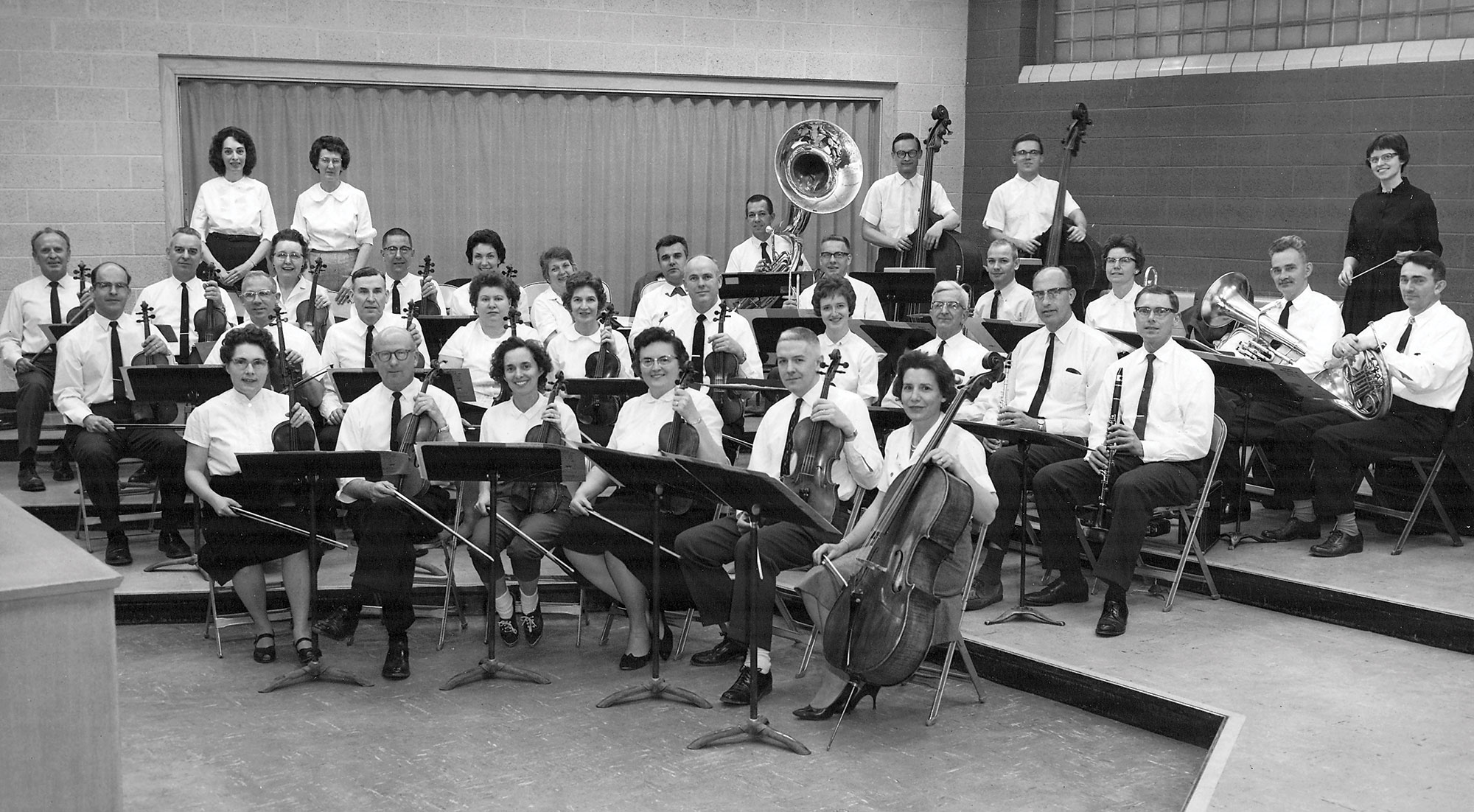 North Olmsted Community Orchestra in 1963
