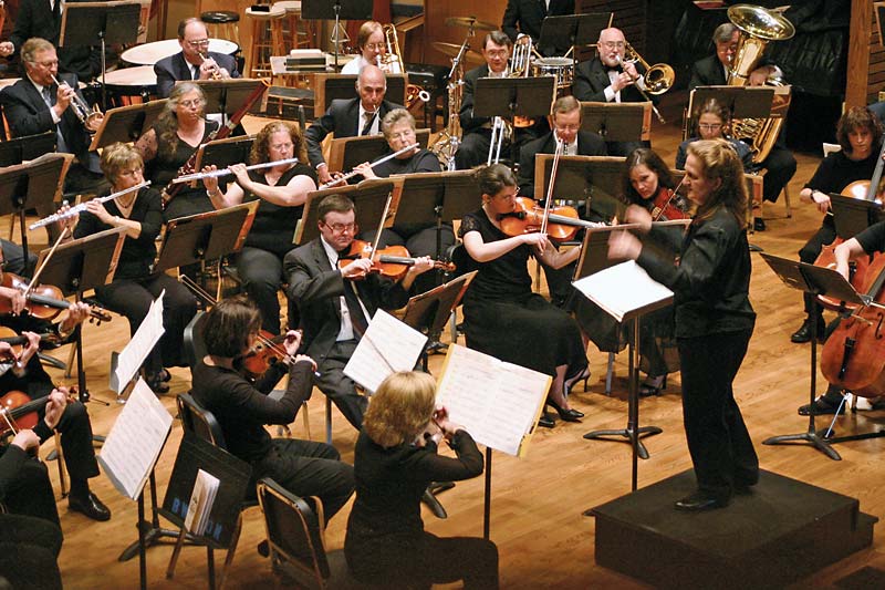 Symphony West Orchestra Rehearsal in 2007
